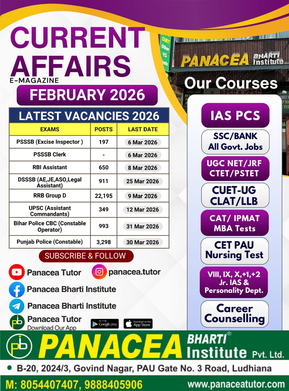 Magazine & Latest Vacancies