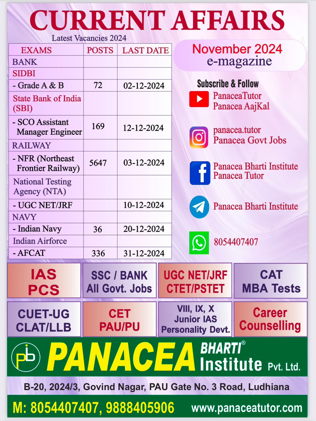 Magazine & Latest Vacancies