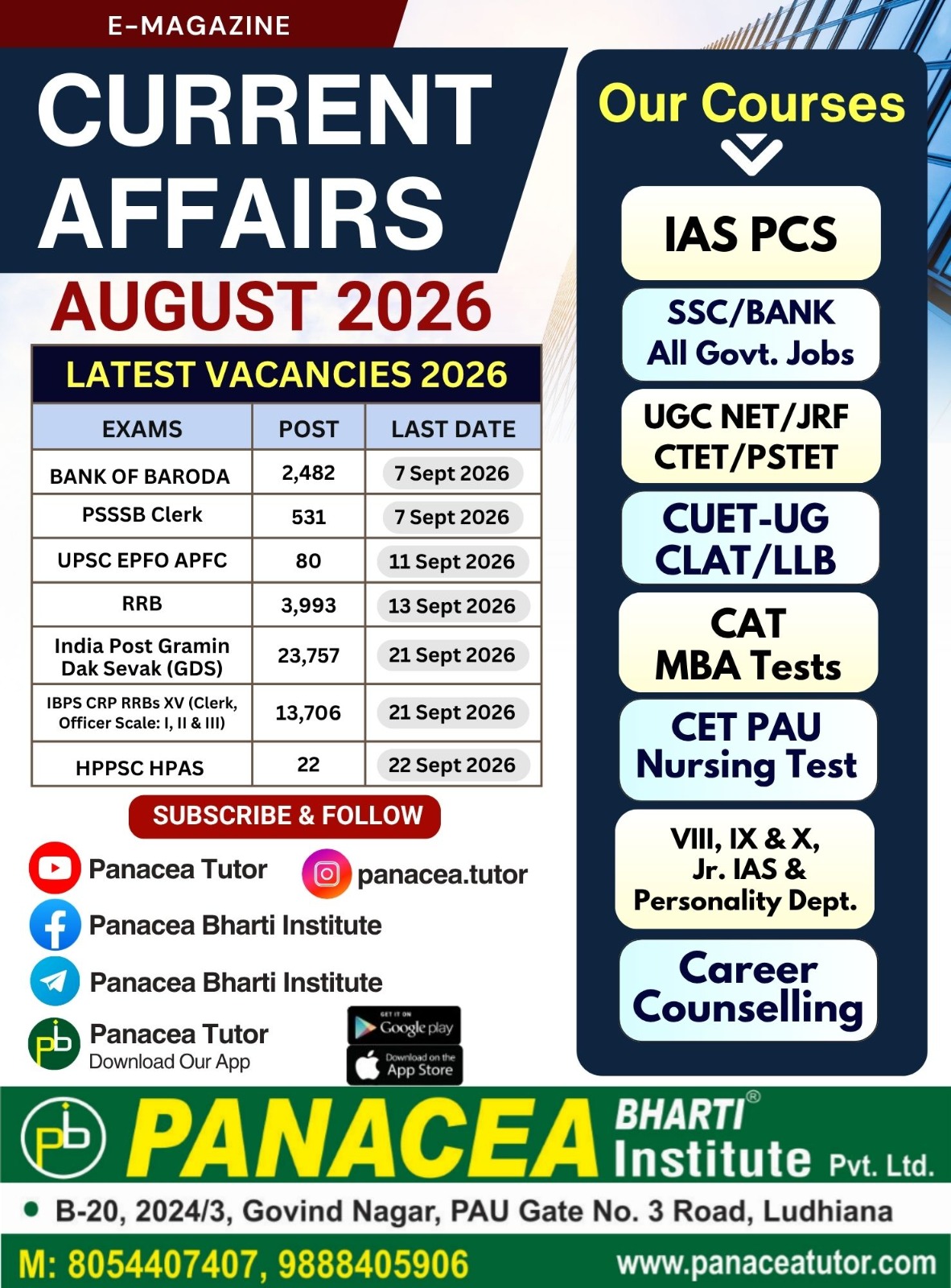 Magazine & Latest Vacancies